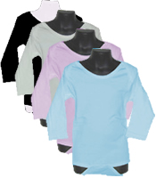 Girls Long Sleeve Onesies